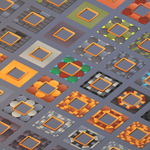 Castle floor tiles with trapdoor variations for 3D environmentsPreview