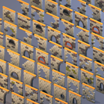 Different medieval wall designs for modular environment buildingPreview